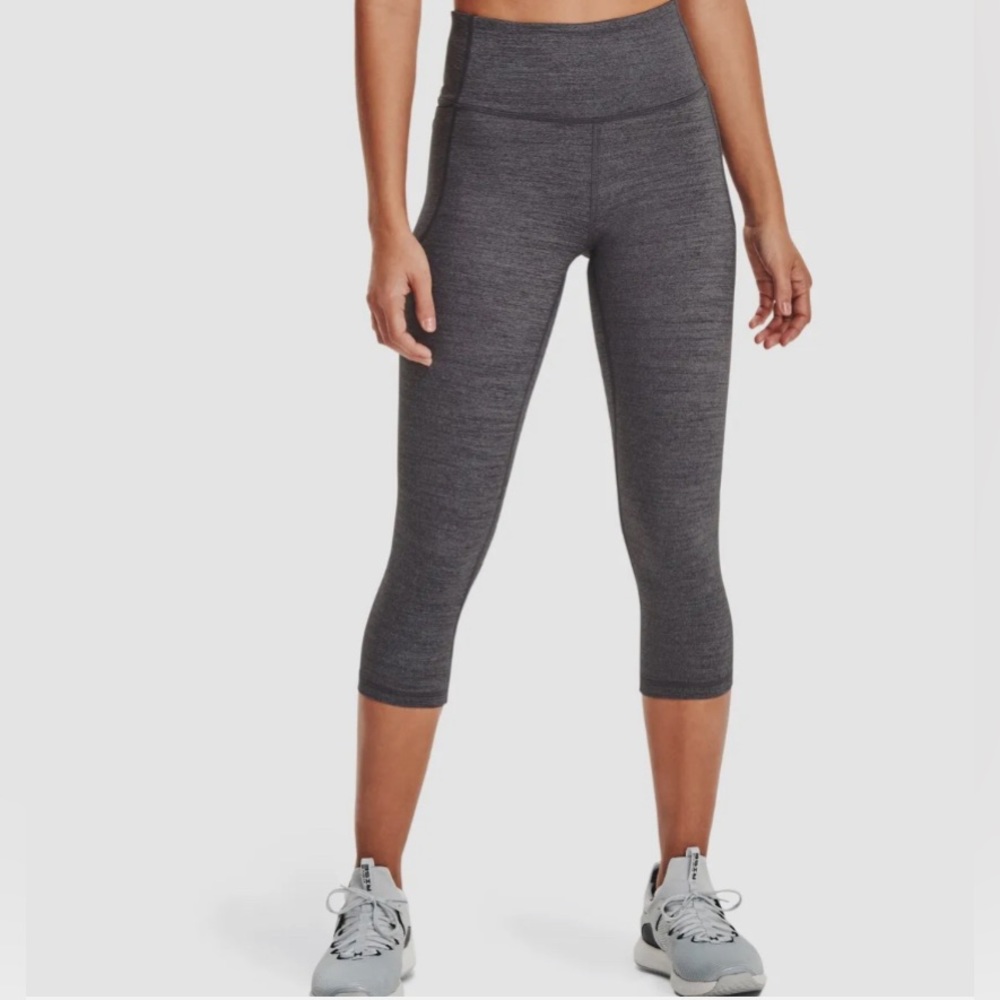 Under Amour Gray Cropped Leggings Medium
